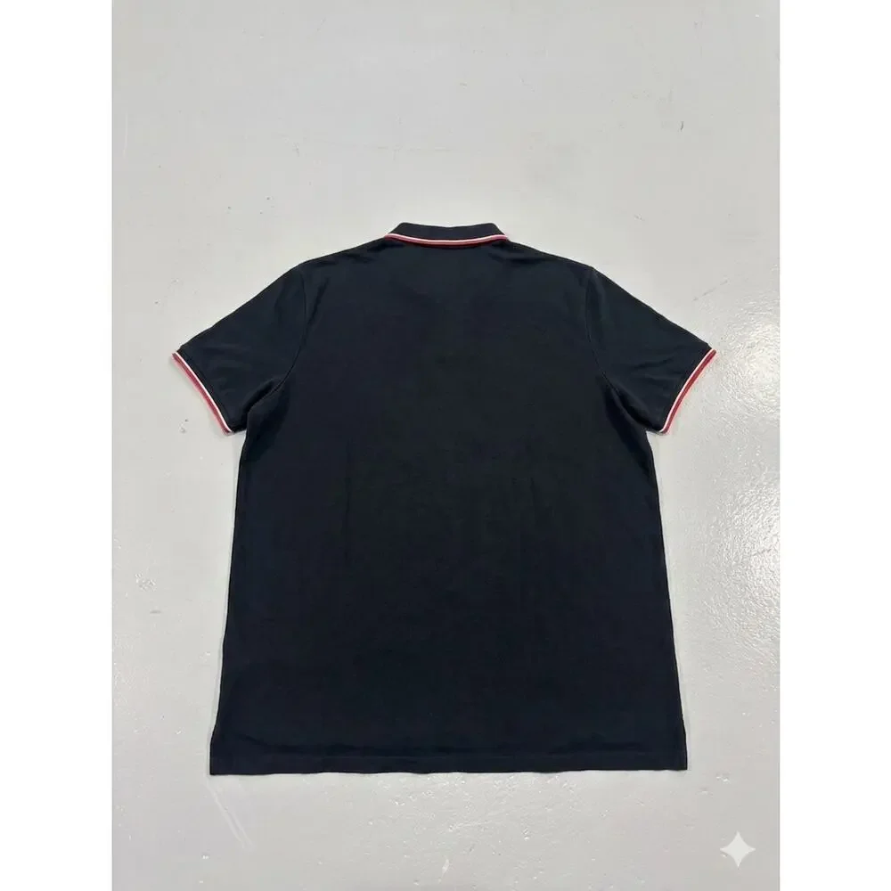 Polo Ralph Lauren Performance Shirt XXL Grey Tipped Polo Red White Black‎ Pony